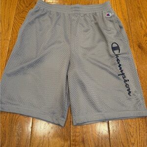 Champion Athletic Gray Mesh Shorts